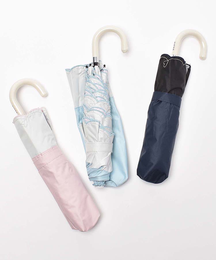 ≪SALE≫<UVカット>スカラップハート晴兼折傘