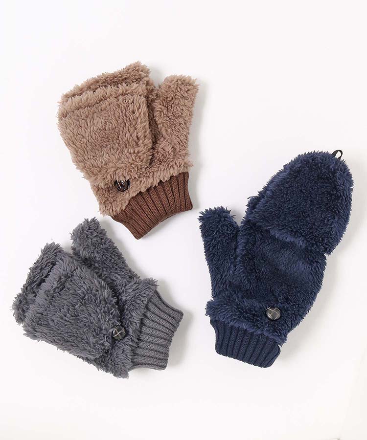 ≪SALE≫フード付ボアグローブ