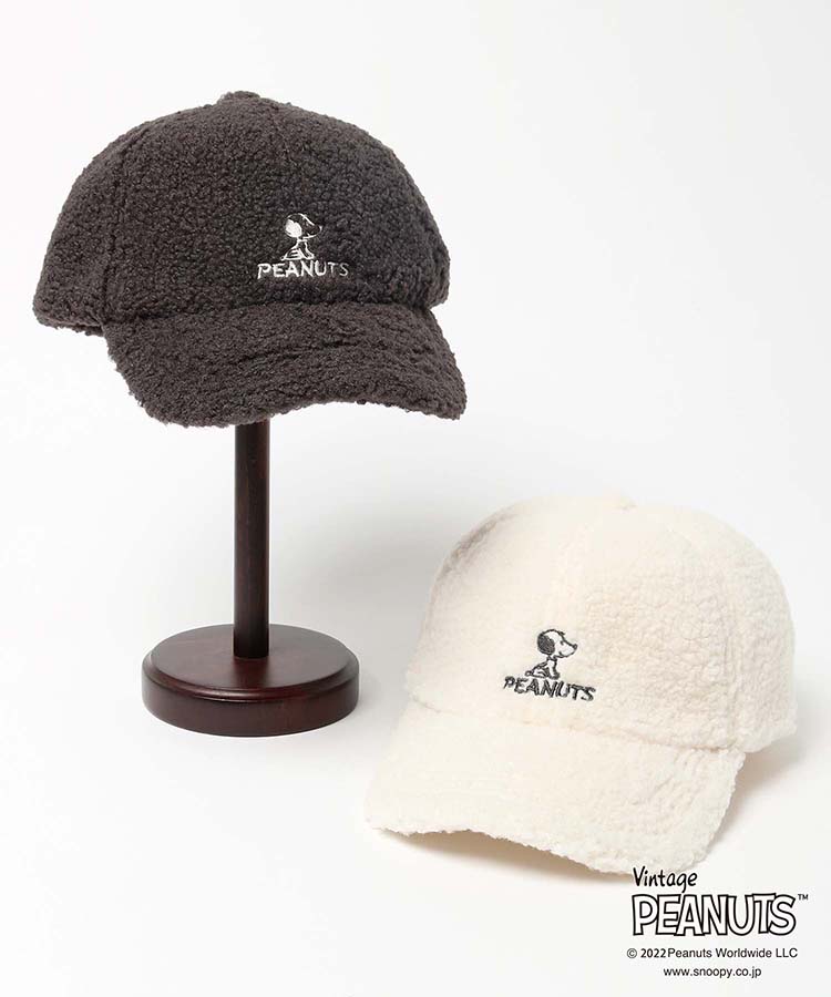 ≪SALE≫スヌーピーボアキャップ