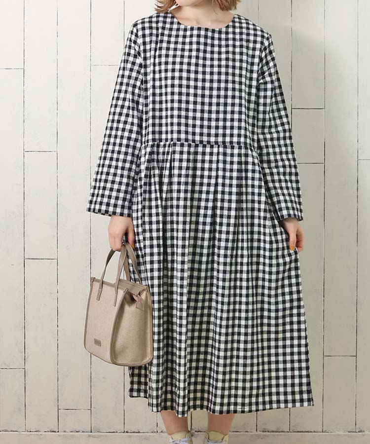 ≪SALE≫ネル切替ワンピース
