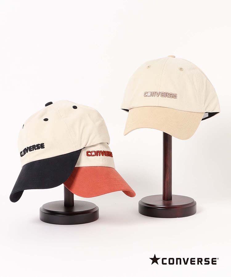 ＜CONVERSE＞バイカラーキャップ