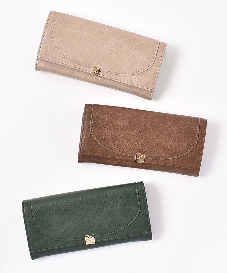スクエアプレート長財布