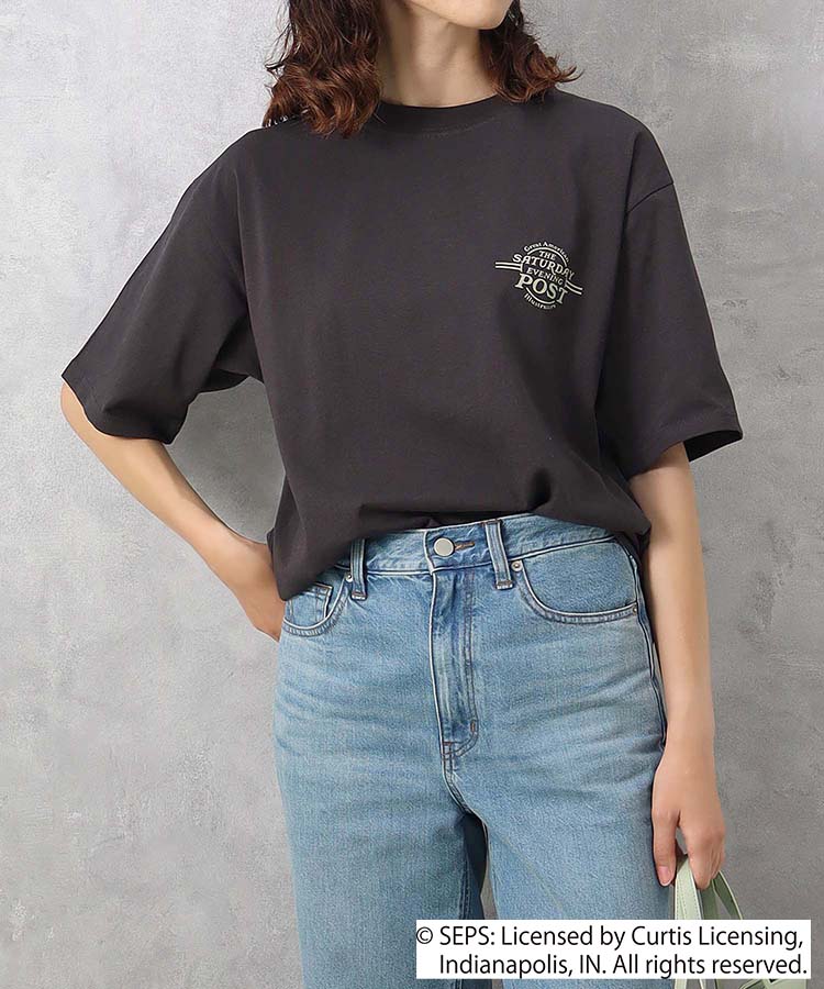 ノーマンロックウェルバックプリントTシャツ