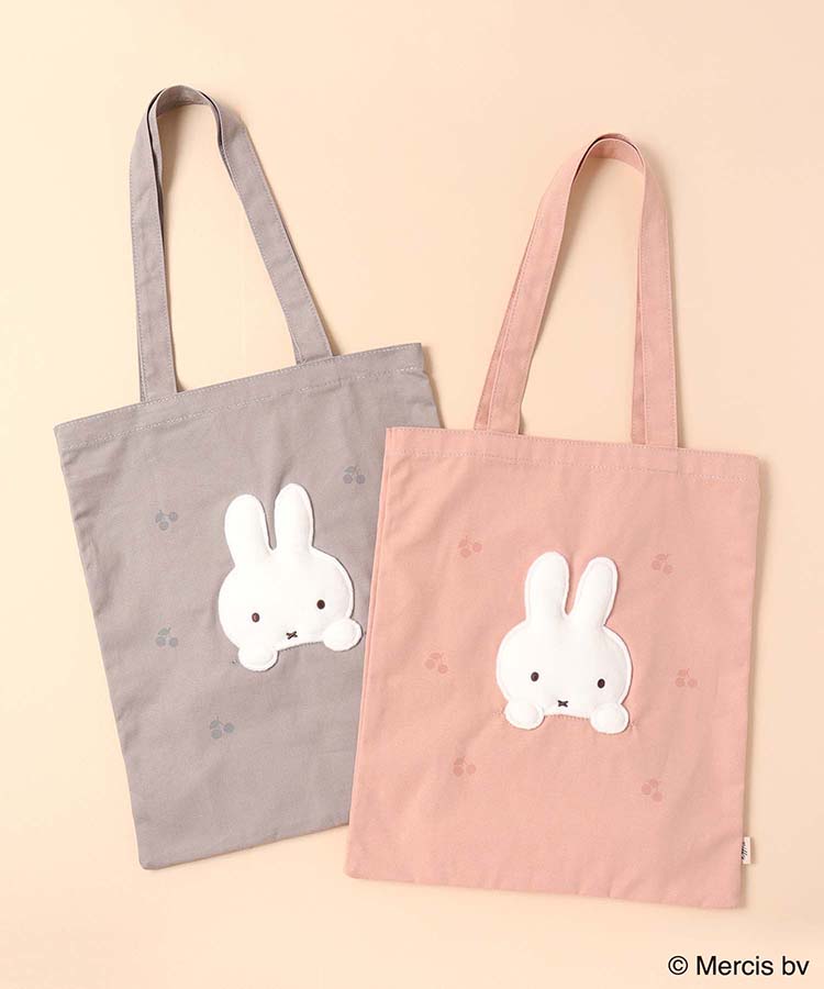 MIFFY CHERRY APPLIQUEトートバッグ