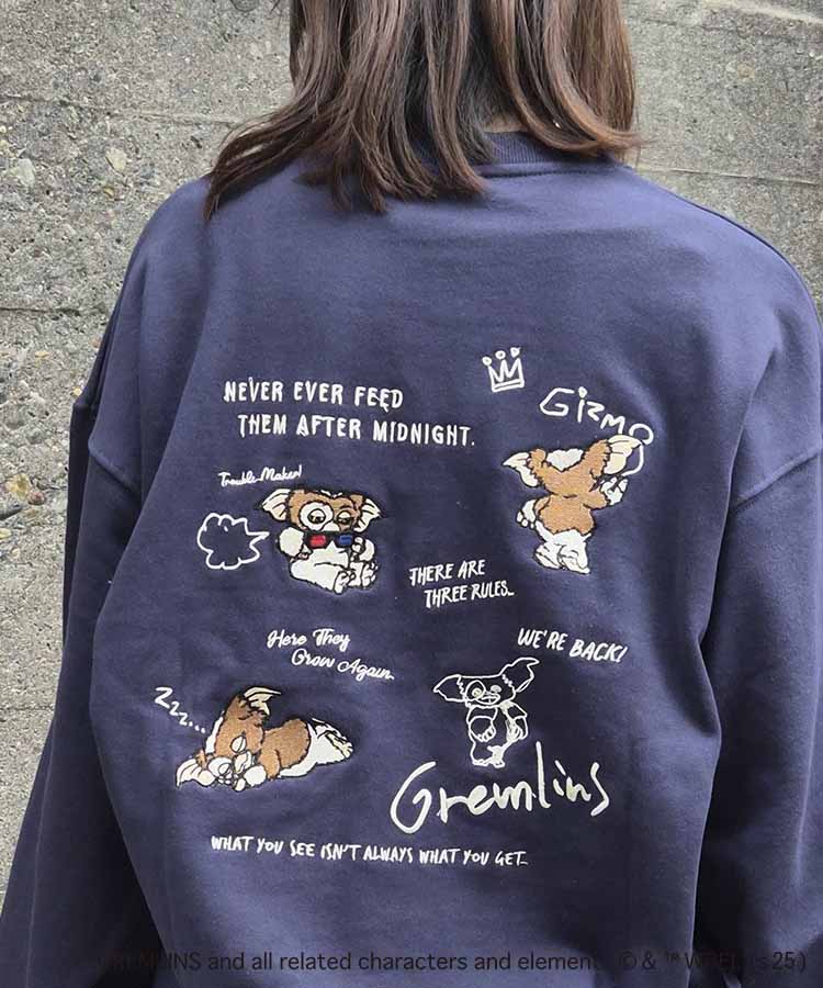 グレムリン刺繍トレーナー