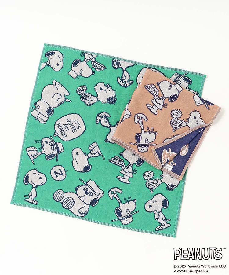 PEANUTSブラザー3重ガーゼハンカチ