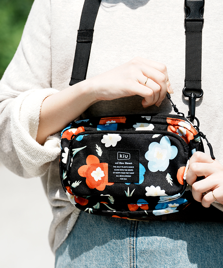 【KiU and BleuBleuet】KiUフロントポケットミニショルダー