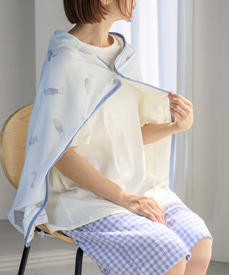 フレスコ冷感3wayひざ掛け