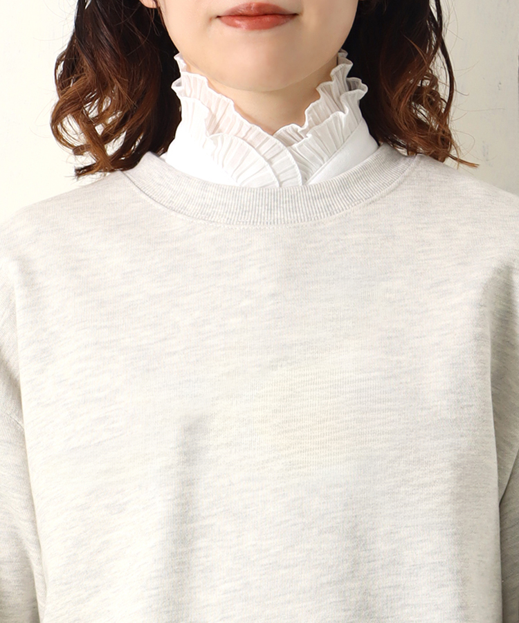 ≪OUTLET≫スタンドダブルレース付け襟
