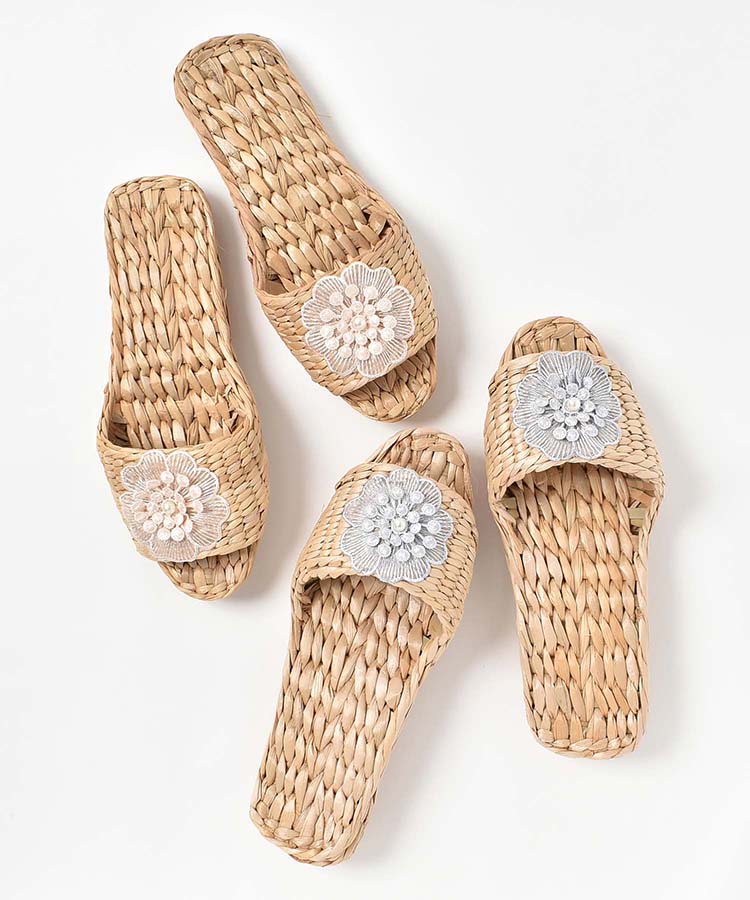 ≪SALE≫シアーフラワーガマスリッパ