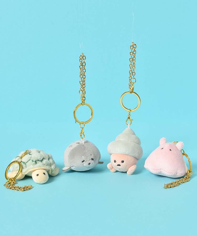 海の生き物キーチャーム