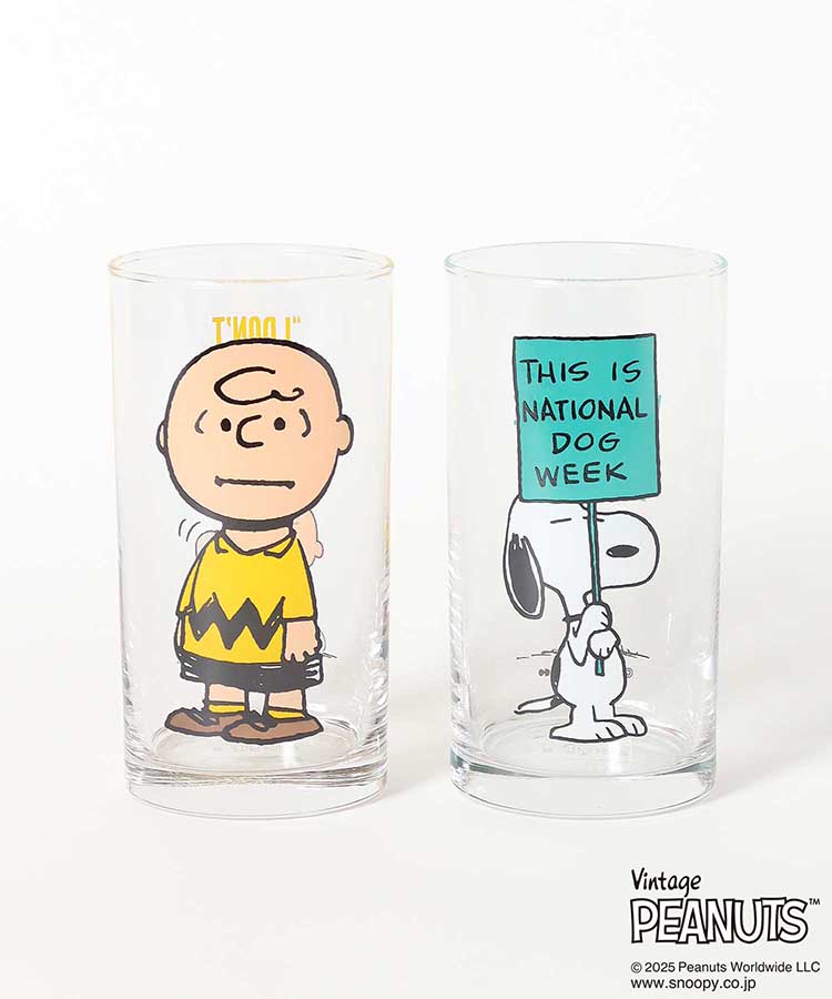 PEANUTSグラス