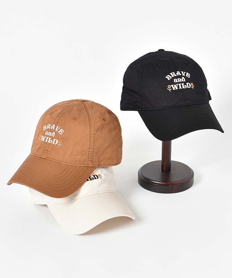 ロゴ刺繍キャップ