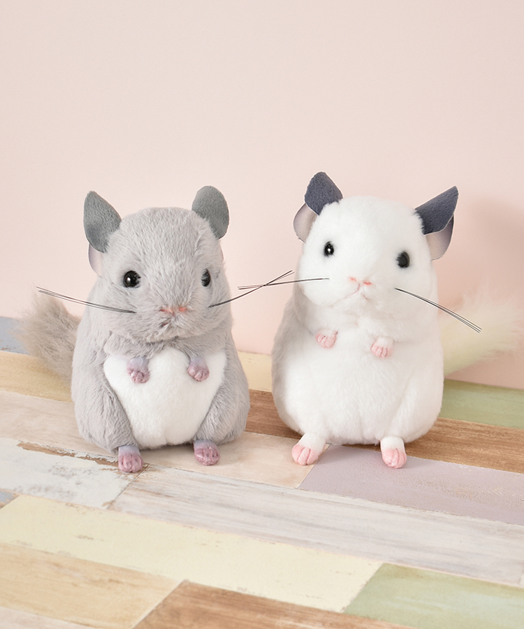 チンチラそっくりぬいぐるみ
