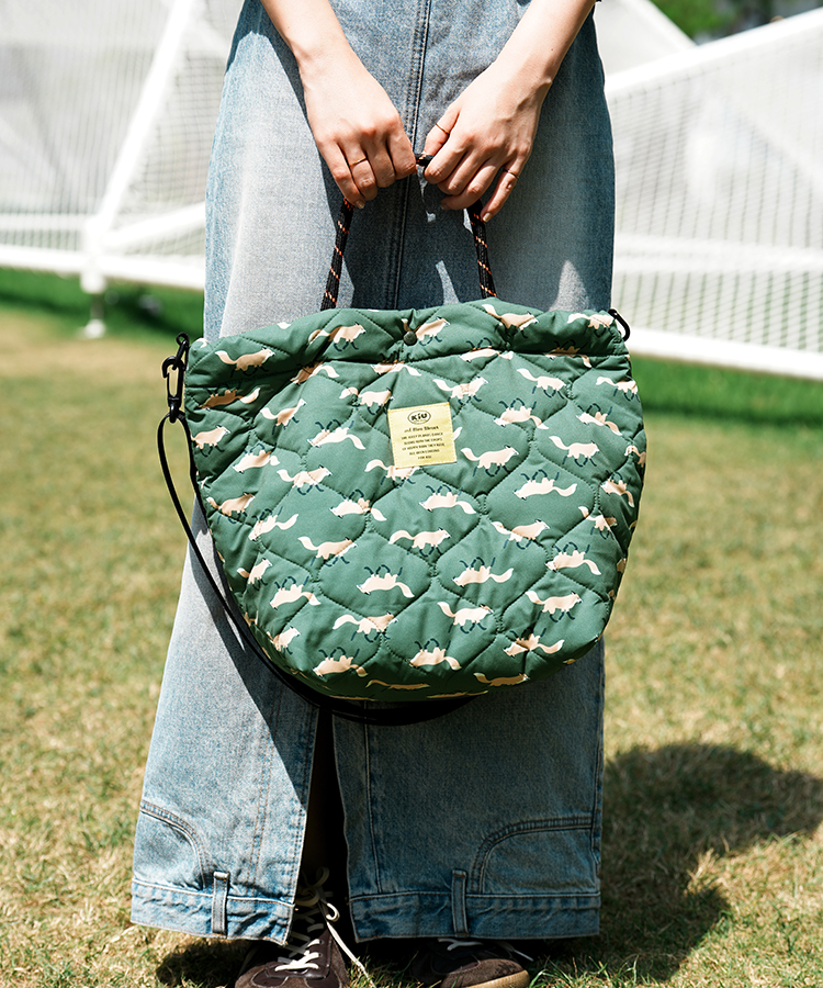 【KiU and BleuBleuet】KiUパデッドトートバッグ