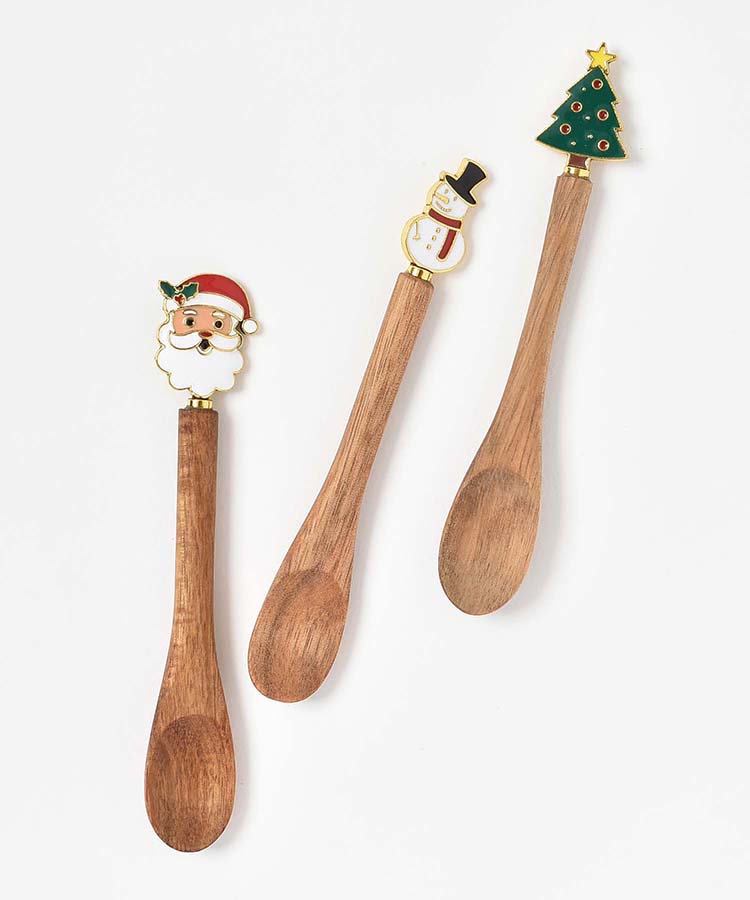 クリスマスウッドスプーン