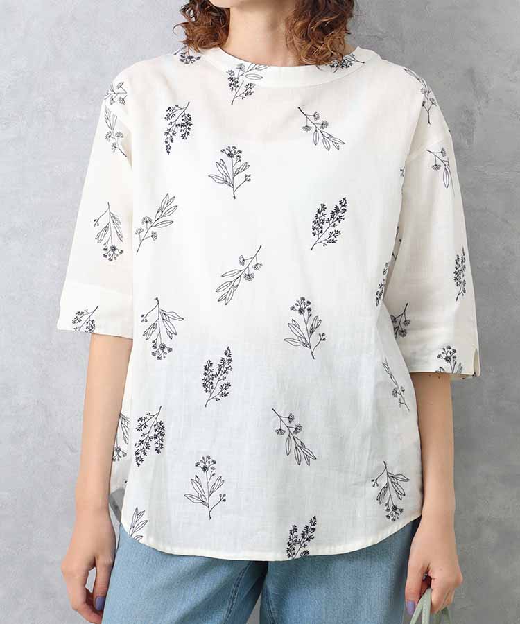 ≪SALE≫フラワー刺繍ブラウス