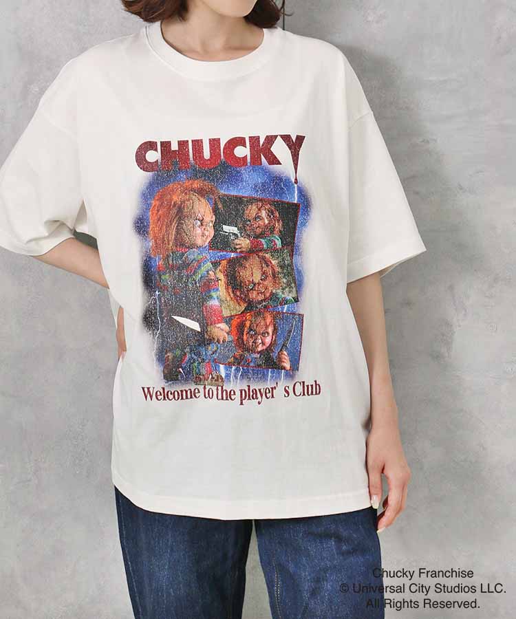 CHUCKYポスター風Tシャツ