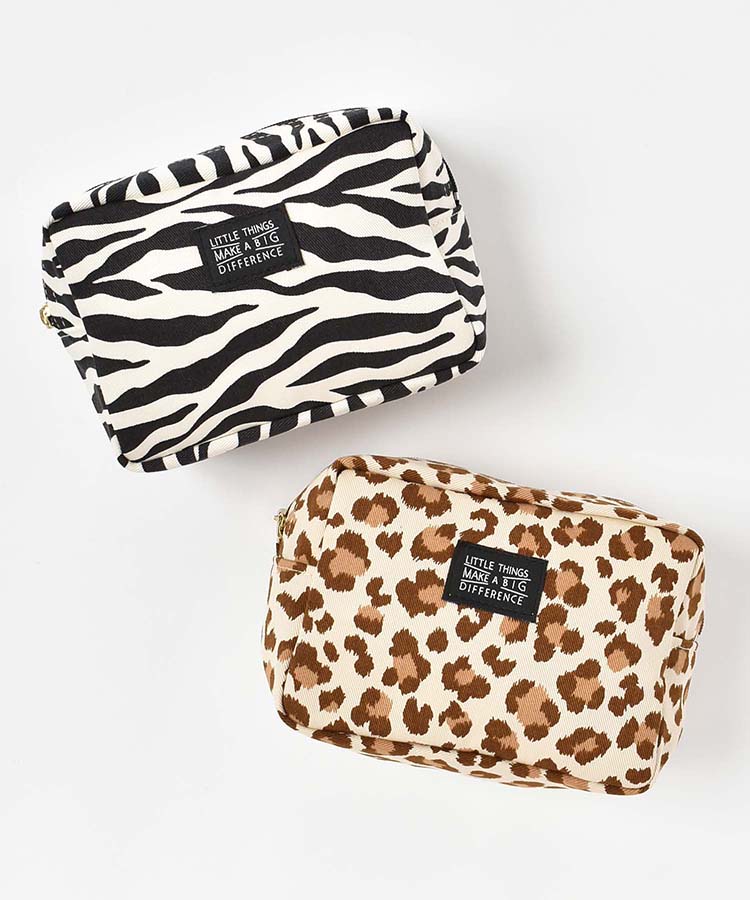 ≪SALE≫アニマル柄スクエアポーチ