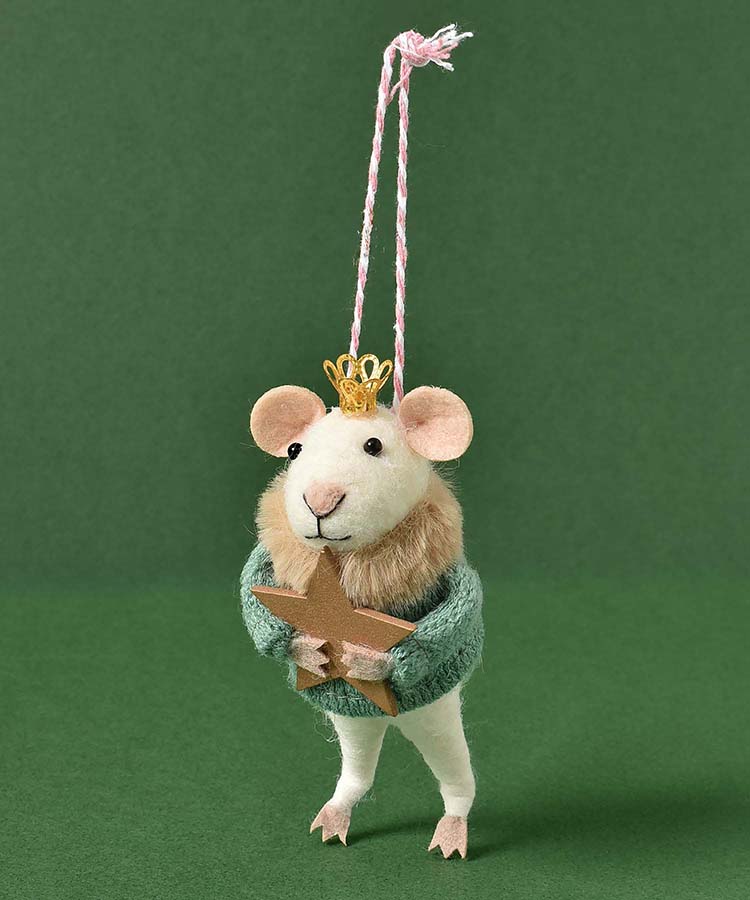 フェルトデコレーションマウススター