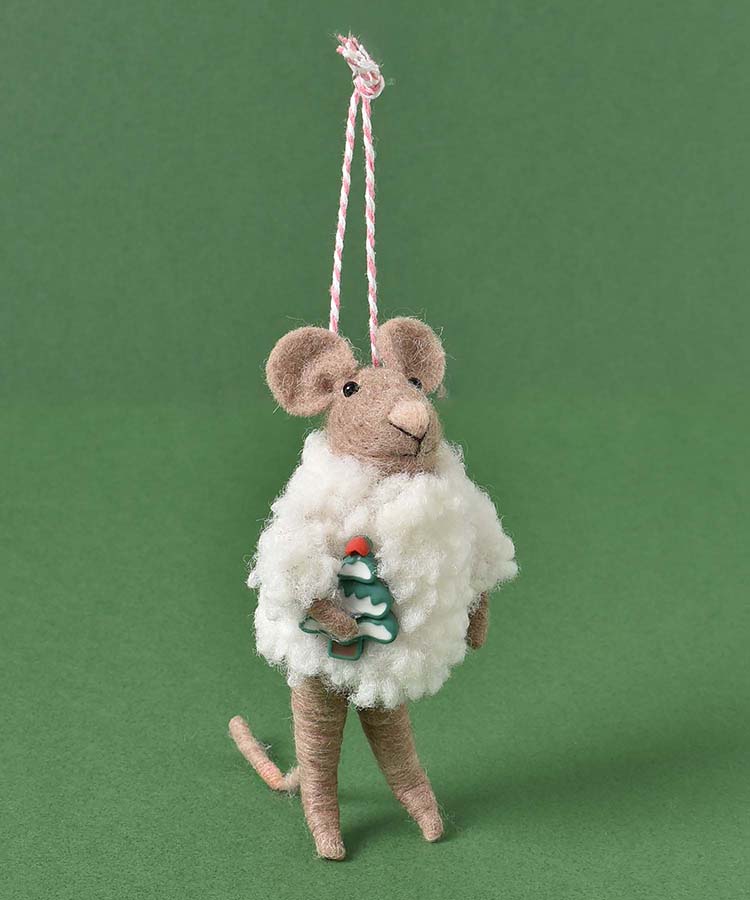 フェルトデコレーションマウスツリー