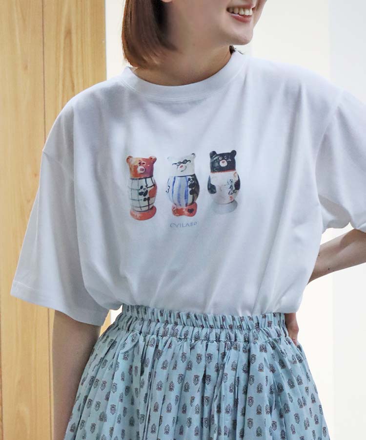 CYILABOプリントTシャツ