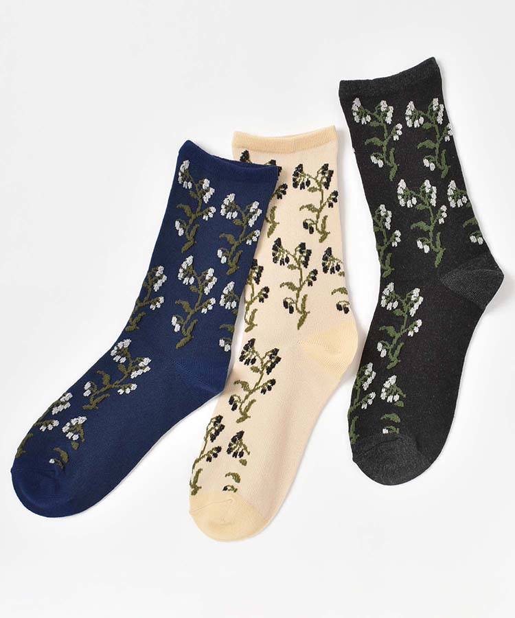 DOLLすずらんクルーソックス