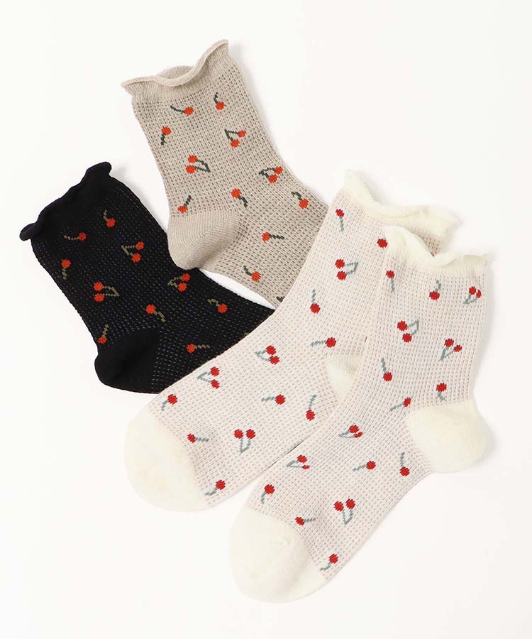 サーマルチェリーロークルーソックス