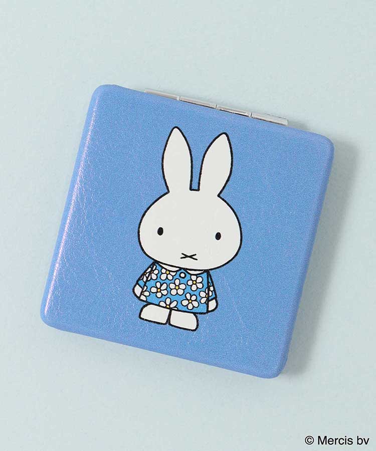 MIFFY BLUE FLOWERコンパクトミラー