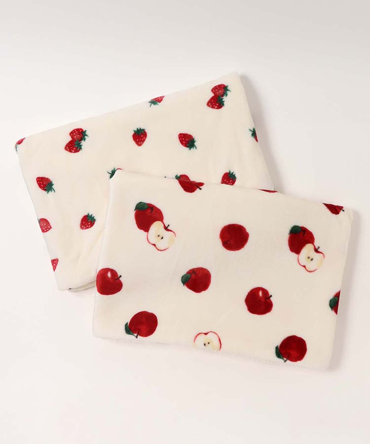 フルーツボア付きブランケット