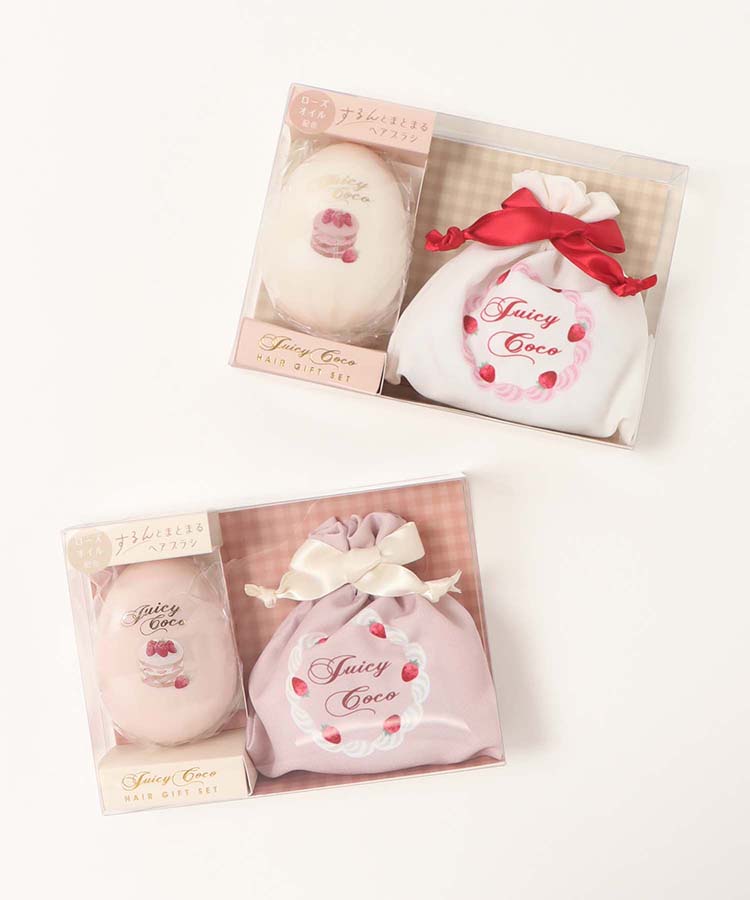 ジューシーココヘアブラシ&巾着セット