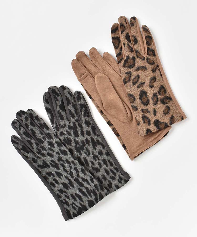 レオパード柄グローブ