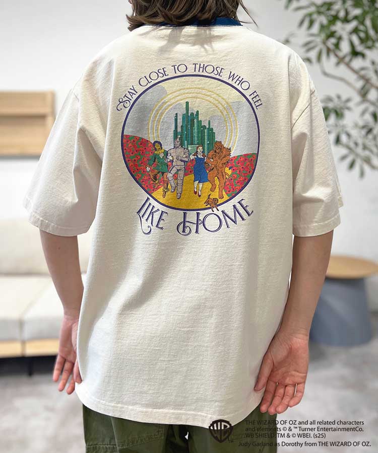 オズの魔法使リンガーバックプリントTシャツ