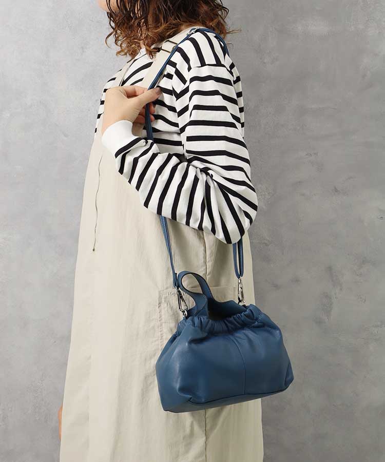 ギャザー2wayミニショルダー