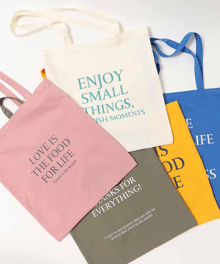 ≪SALE≫カラフルロゴトート