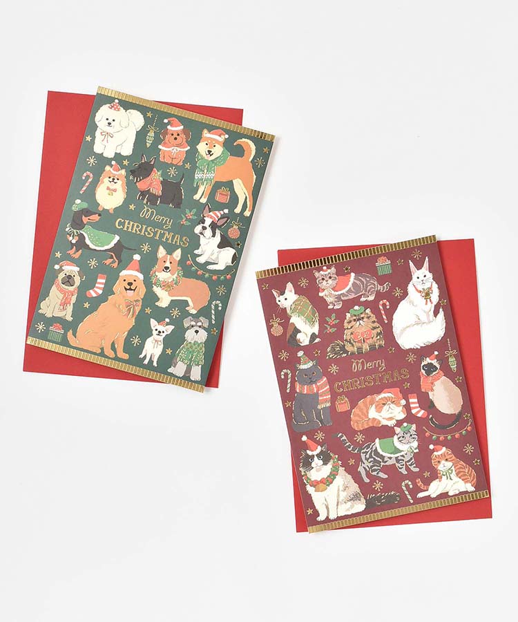 merryCHRISTMASカード