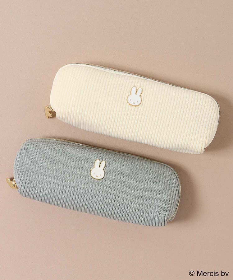 ミッフィーフェイスニットペンケース