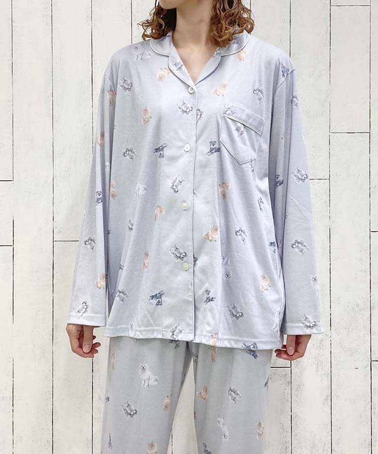 いぬ柄ルームウェア上下セット