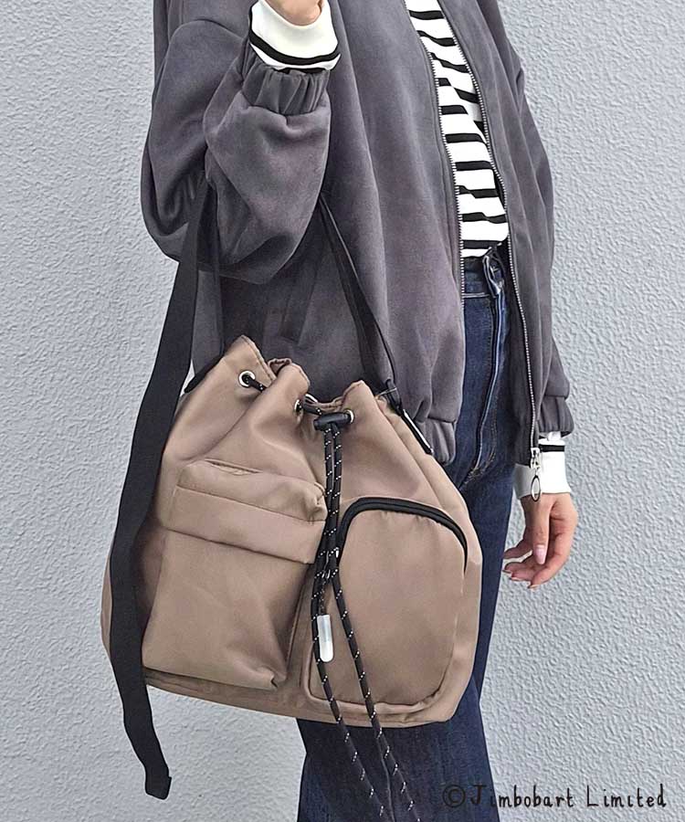 ジムボバートポケット２WAY巾着