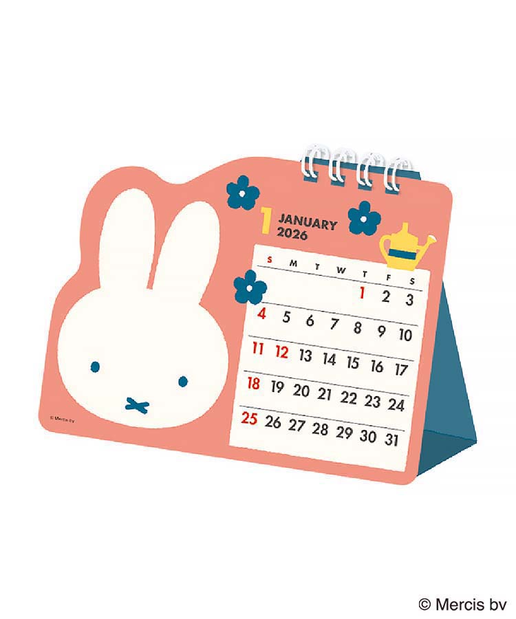 ミッフィーダイカット卓上カレンダー26