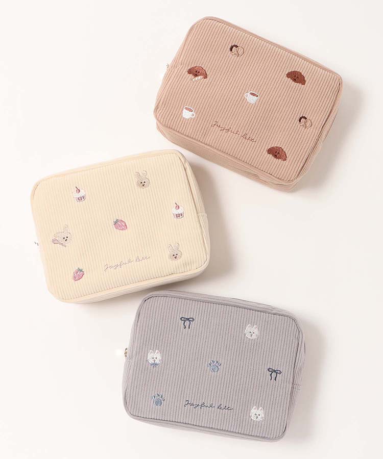 ジョイフルビットスクエアポーチ