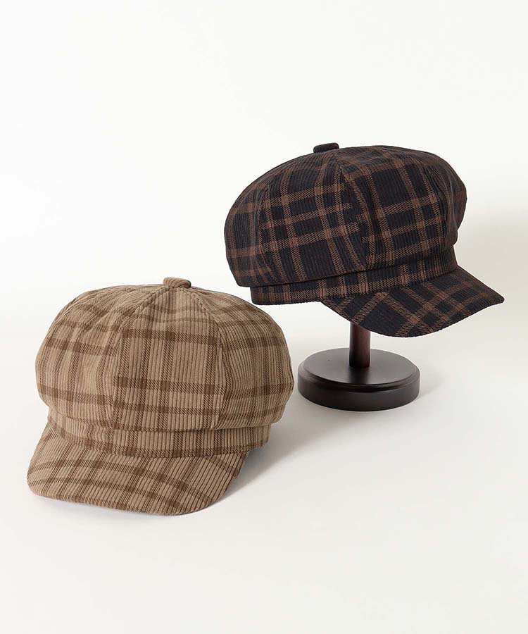 チェックキャスケット