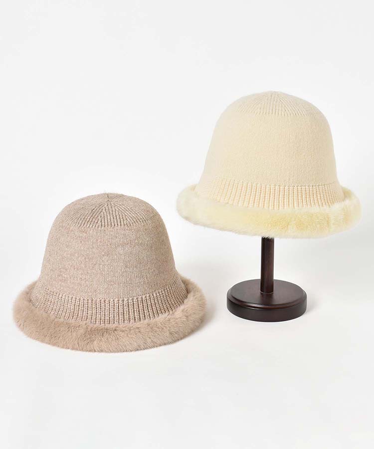 ニットサーモファーハット