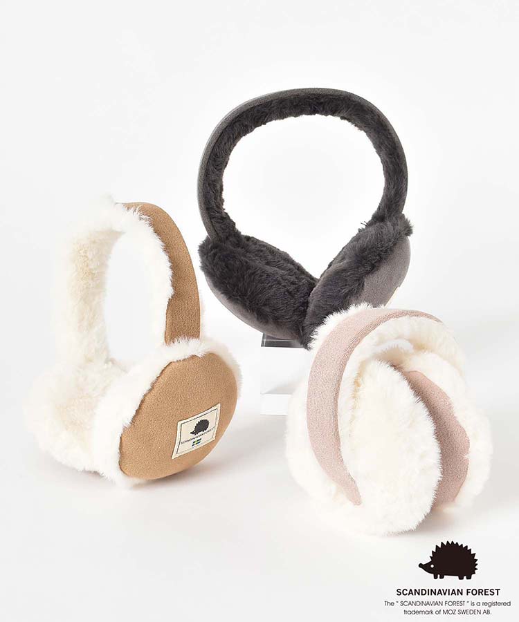 スカンジナビアンフォレスト スエード調イヤーマフ