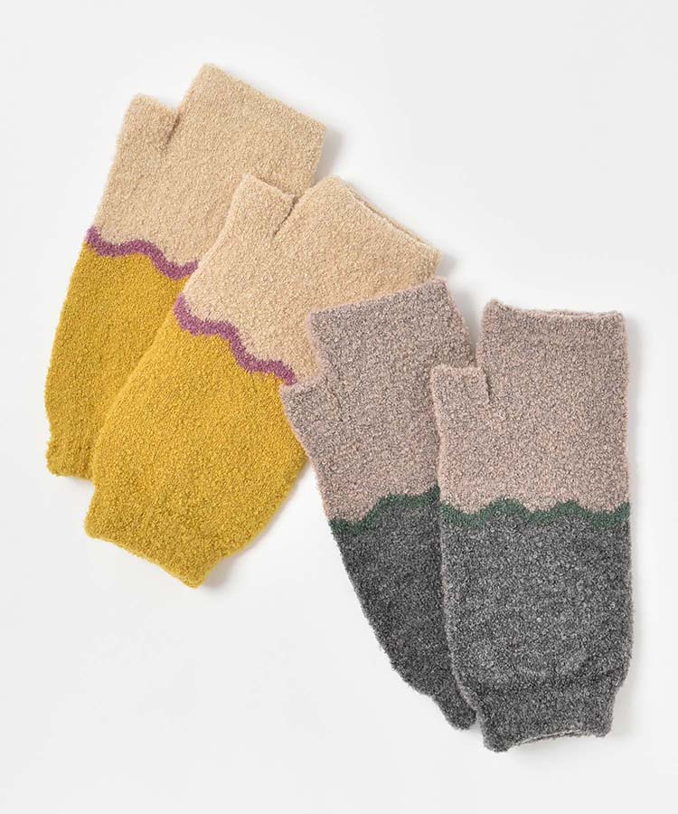 もこもこウェーブアームカバー