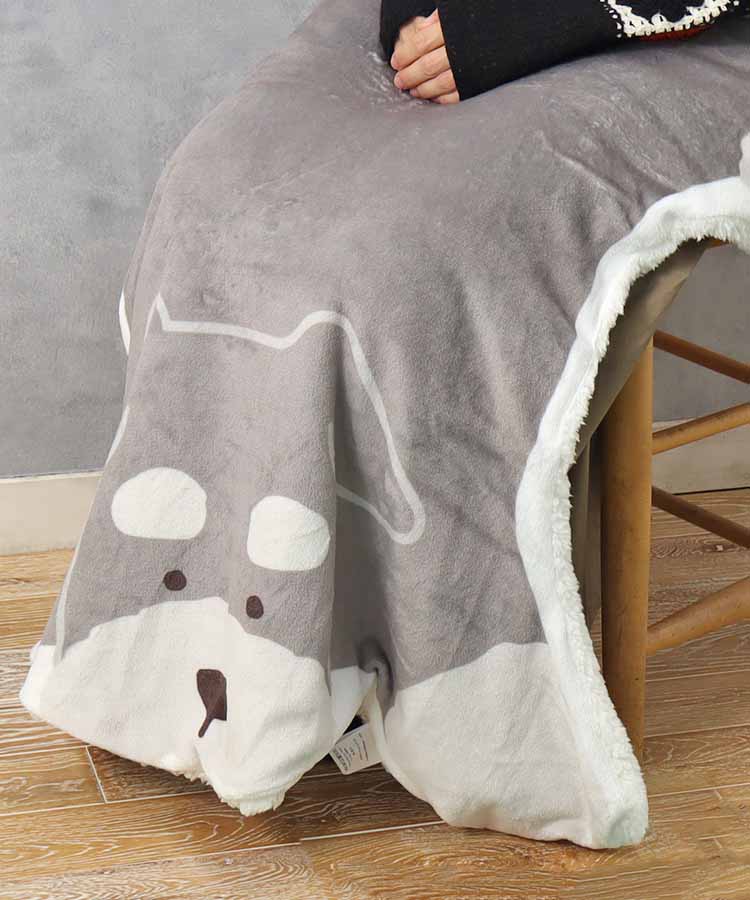 【WEB限定】犬のかたちブランケット
