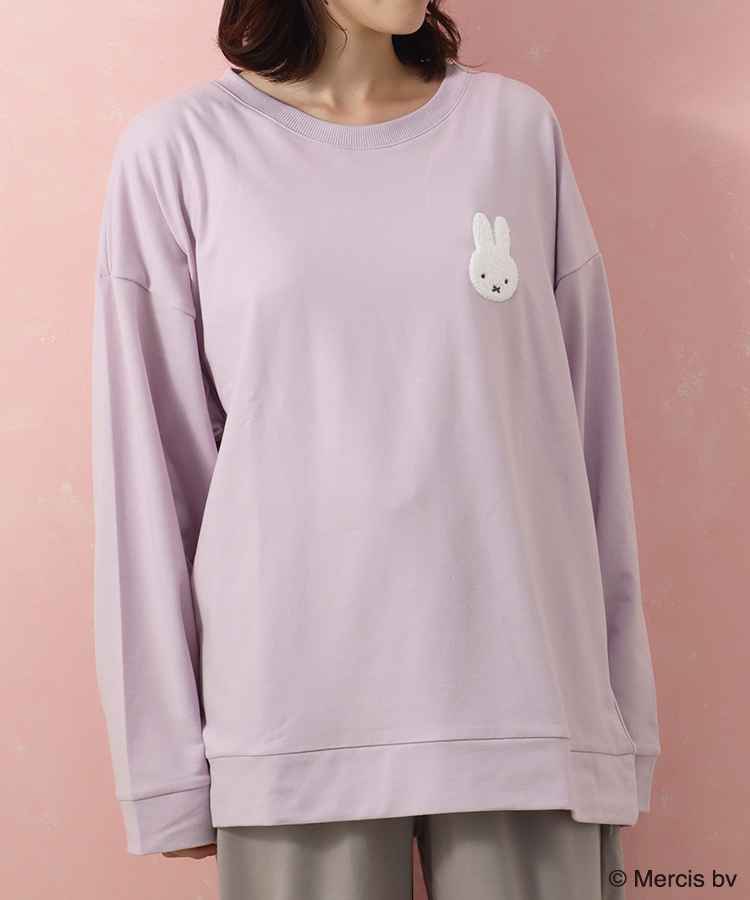 ミッフィーサガラミニ裏毛ルームウェア上下セット