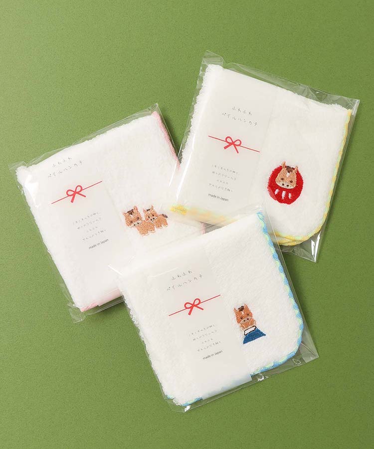 ご挨拶ふわふわハンカチ