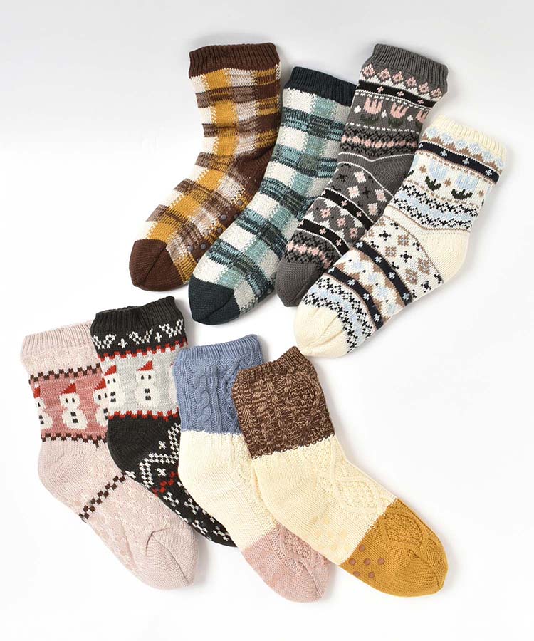 ジャムガーデン裏ボアルームソックスM