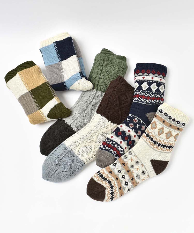 ジャムガーデン裏ボアルームソックスL